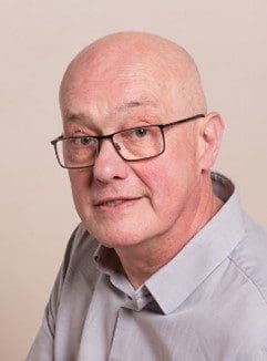 A portrait of Simon Riley who is Chair Councillor for Cridling Stubbs Parish Council